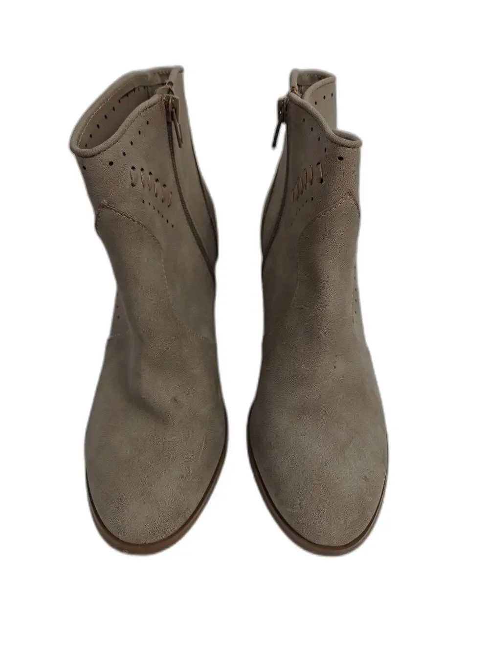 Womens Restricted Ankle Boots Taupe Size 9